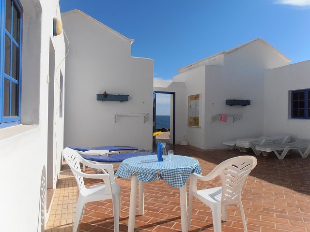 Vistas al mar desde el patio